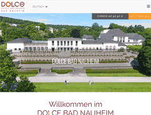 Tablet Screenshot of dolcebadnauheim.com